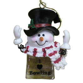 Snowman Ice Cube Ornament 