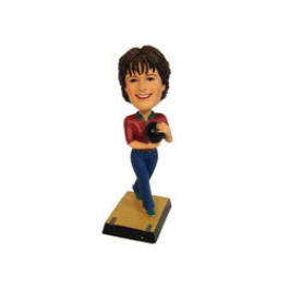 Lady Bobble Head Bowler 