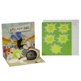 Bowling Pop Up All Occasion Card 