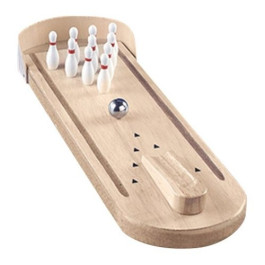 Wooden Mini Bowling Game 