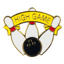 High Game Bowling Lapel Pin
