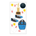 Bowling Stickers - pack of 12 pcs