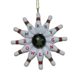 Bowling Pin Wreath Ornament