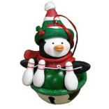 Jingle Bell Penguin with Pins 