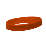 Silicone Bowlers Bracelet - Orange