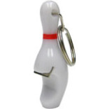 Bowling Pin Bottle Opener Keychain